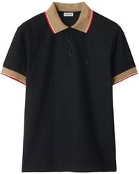 Burberry - Cotton Polo Shirt - Lyst