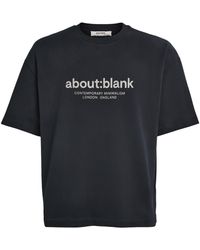 About Blank - Cotton Logo Garcon T-Shirt - Lyst