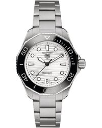 Tag Heuer Stainless Steel Aquaracer Watch 36mm - White