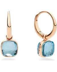 Pomellato - And Topaz Nudo Earrings - Lyst