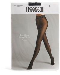 Wolford - Fatal 50 Seamless Tights - Lyst