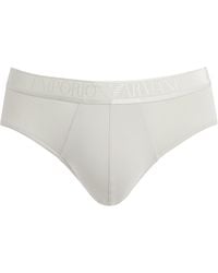 Emporio Armani - Modal Logo Briefs - Lyst
