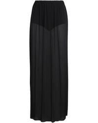 Moré Noir - Chiffon Aria Maxi Skirt - Lyst