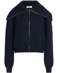 Rohe - Merino Wool Sailor Zip Cardigan - Lyst
