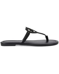 Kurt Geiger - Leather Heart T-Bar Sandals - Lyst