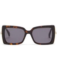 Max Mara - Oversized Square Sunglasses - Lyst