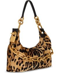 Balmain - Sync Medium Leopard Print Leather Bag - Lyst