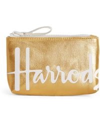 Harrods - Cotton Logo Coin Purse - Lyst