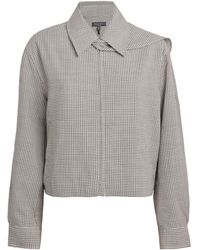 Rag & Bone - Wool Plaid Krista Bomber Jacket - Lyst