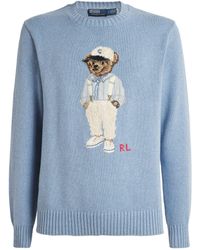 Polo Ralph Lauren - Cotton Polo Bear Sweater - Lyst
