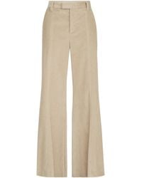 Brunello Cucinelli - Corduroy Flared Trousers - Lyst