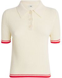 Sandro - Cotton-Blend Polo-Neck Sweater - Lyst