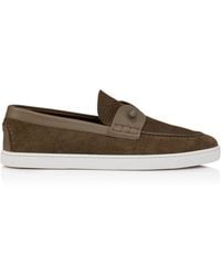 Christian Louboutin - Chambeliboat Yacht Leather Boat Shoes - Lyst