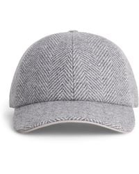 Eleventy - Cashmere-Silk Capello Baseball Cap - Lyst