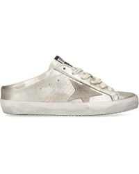 Golden Goose - Leather Super Star Sabot Low-Top Sneakers - Lyst