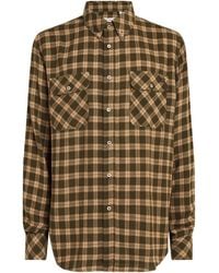 Wales Bonner - Cotton Check Canopy Shirt - Lyst