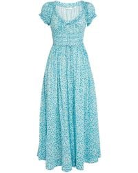 Doen - Bleu Daisy Fields Print Ashlynn Dress - Lyst