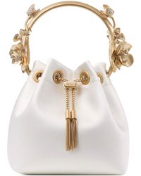 Jimmy Choo - Bon Bon Satin Top-Handle Bag - Lyst