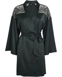 Aubade - Silk-Blend Midnight Whisper Robe - Lyst