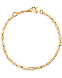 Suzanne Kalan - And Diamond Medium Block Chain Bracelet - Lyst