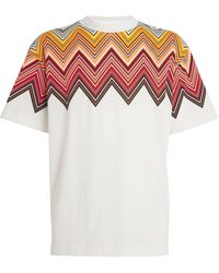 Missoni - Oversized Zigzag Print T-shirt - Lyst