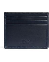 Polo Ralph Lauren - Leather Polo Bear Card Holder - Lyst