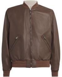 Canali - Reversible Bomber Jacket - Lyst