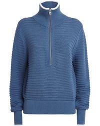 Varley - Cotton Morwenna Half-Zip Sweater - Lyst
