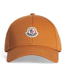 Moncler - Cotton Logo Baseball Cap - Lyst