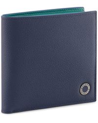 BVLGARI - Leather Compact Bifold Wallet - Lyst