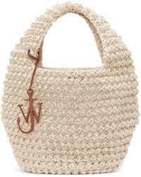 JW Anderson - Large Cotton Popcorn Basket Bag - Lyst