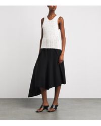 KHAITE Niles Top in Black | Lyst