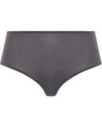 Hanro - Lace-Trim Midi Briefs - Lyst