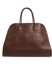 The Row - Leather Soft Margaux 17 Top-handle Bag - Lyst