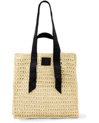AllSaints - Paper Mesh Lullah Tote Bag - Lyst