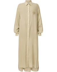 AllSaints - Ezra Shirt Maxi Dress - Lyst