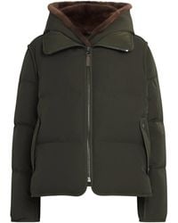 Yves Salomon - Down-Mink Technical Puffer Jacket - Lyst