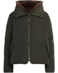 Yves Salomon - Down-Mink Technical Puffer Jacket - Lyst
