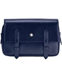 Montblanc - Leather Meisterstück Messenger Bag - Lyst
