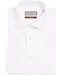 Canali - Cotton Textured Shirt - Lyst