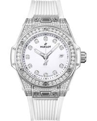 Hublot - Stainless Steel And Diamond Big Bang One Click Automatic Watch 33mm - Lyst
