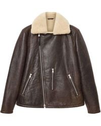 AllSaints - Leather Xylon Biker Jacket - Lyst