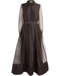 Jonathan Simkhai - Organza Montgomery Midi Dress - Lyst