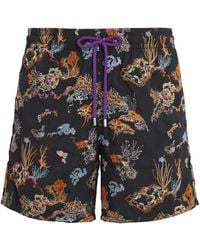 Vilebrequin - Embroidered Coral Reef Swim Shorts - Lyst
