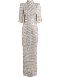 Jenny Packham - High-Neck Sedona Maxi Dress - Lyst