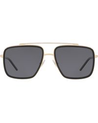 Dolce & Gabbana - Square Metal Sunglasses - Lyst