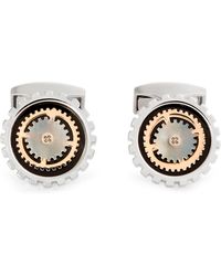 Tateossian - Rotare Gear Cufflinks - Lyst