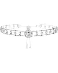 CHANEL - And Diamond Bouton De Camélia Supple Choker - Lyst