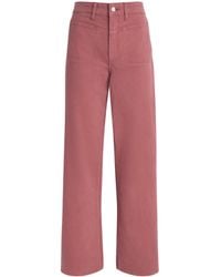 PAIGE - Anessa Wide-Leg Jeans - Lyst