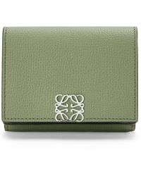Loewe - Leather Anagram Trifold Wallet - Lyst